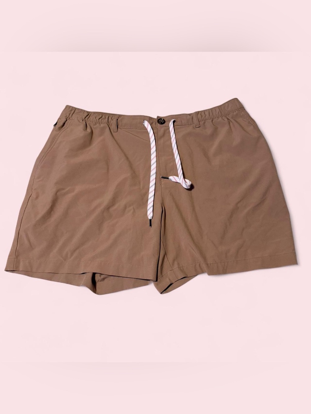 chubbies Brown Elastic Waist Drawstring Men's Shorts